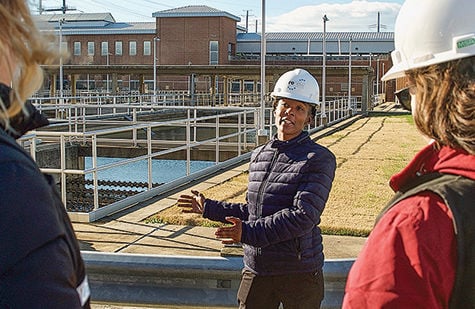 Alexandria wastewater facility tanks